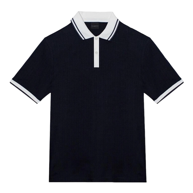 Bugatti Herringbone Knit Polo 1 Bugatti Herringbone Knit Polo