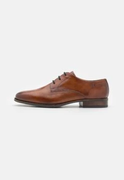 Bugatti Zavinio - Smart Lace-Ups - Cognac