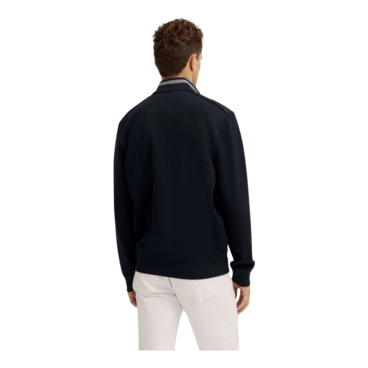 Bugatti 1/4 Zip Sweatshirt 3 Bugatti 1/4 Zip Sweatshirt - Image 3