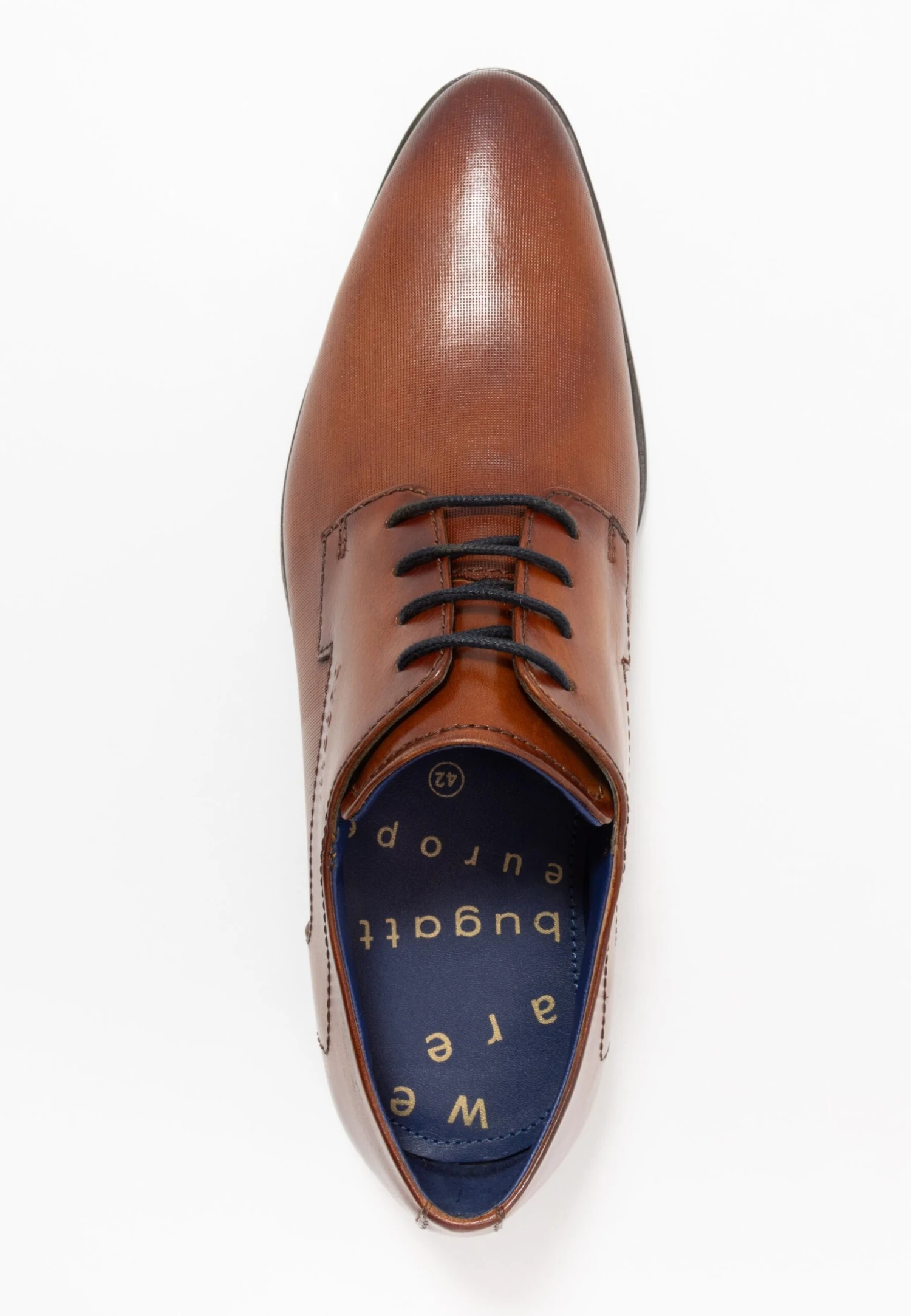 Bugatti Lucas - Smart Lace-Ups - Cognac 2 Bugatti Lucas - Smart Lace-Ups - Cognac - Image 2