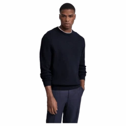 Bugatti Crew Neck Weave Jumper -Coes Style Store 35771180fdd7b14b5f730e7dab592f58