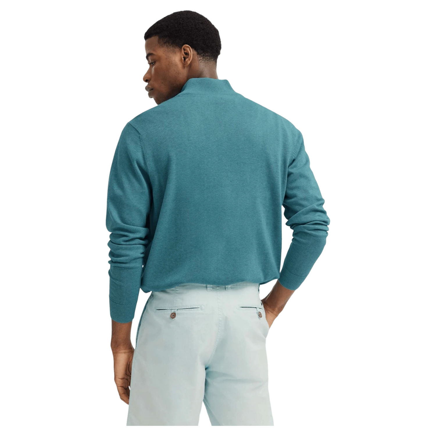 Bugatti Knitted 1/4 Zip Jumper 3 Bugatti Knitted 1/4 Zip Jumper - Image 3