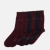 Bugatti Soft 6 Pack - Socks - Dark Blue/Bordeaux