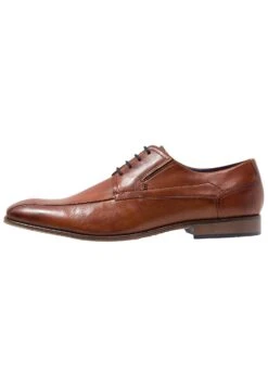 Bugatti Mattia - Smart Lace-Ups - Cognac