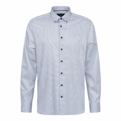 Bugatti Long Sleeve Print Shirt