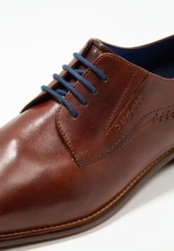 Bugatti Arturo - Smart Lace-Ups - Cognac -Coes Style Store 5edbaf4df8564ee6bcf40a400612c51d