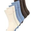 Bugatti Soft 6 Pack - Socks - Beige/Light Denim Melange/Brown Melange