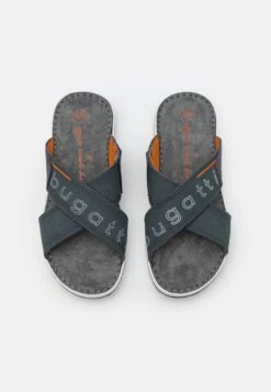 Bugatti Sani - Mules - Dark Grey -Coes Style Store 6035ad8185134dc1bc3d42f517e1f578