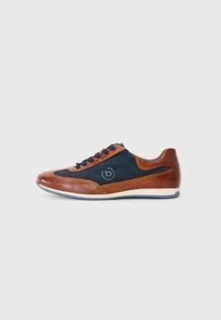 Bugatti TOMEO - Trainers - Cognac/dark Blue