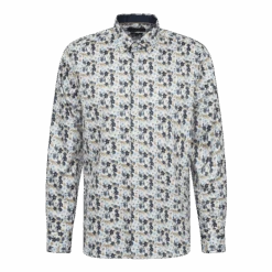 Bugatti Long Sleeve Floral Shirt
