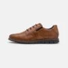Bugatti Simone Comfort - Casual Lace-Ups - Cognac