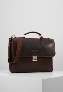 Bugatti BRIEFBAG SMALL - Briefcase - Brown