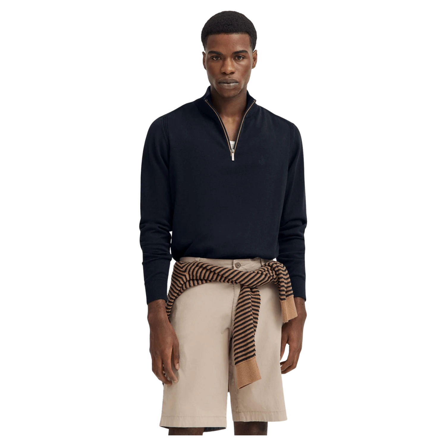 Bugatti Knitted 1/4 Zip Jumper 5 Bugatti Knitted 1/4 Zip Jumper - Image 5