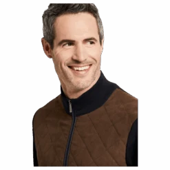 Bugatti Suede Front Zip Cardigan -Coes Style Store 98a5b07540463f07f6cd4905abc38f0d