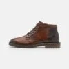 Bugatti Lace-up Ankle Boots - Cognac/dark Brown
