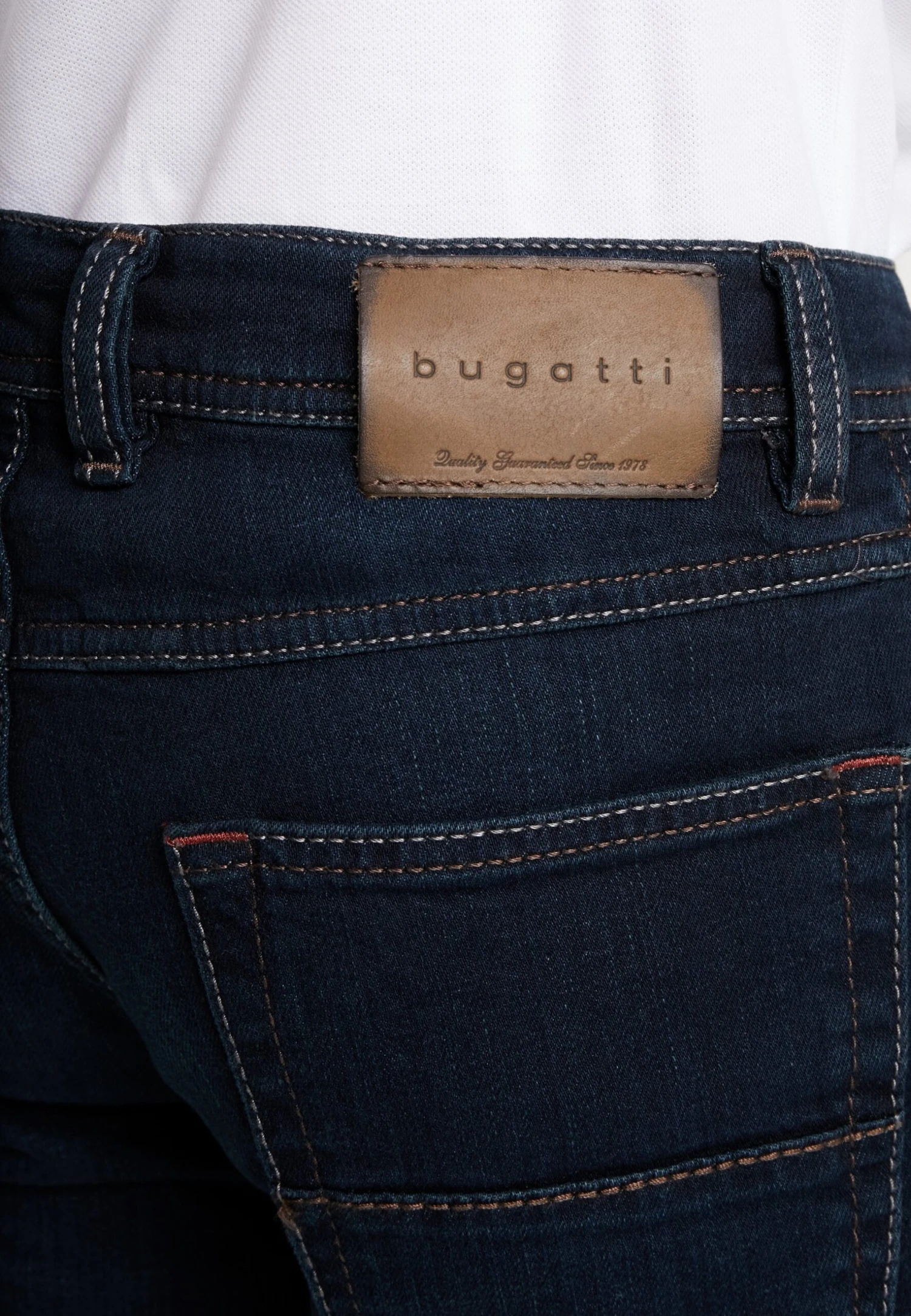 Bugatti Nevada - Straight Leg Jeans - Blue-Black 6 Bugatti Nevada - Straight Leg Jeans - Blue-Black - Image 6