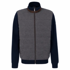 Bugatti Textured Zip Through Jersey