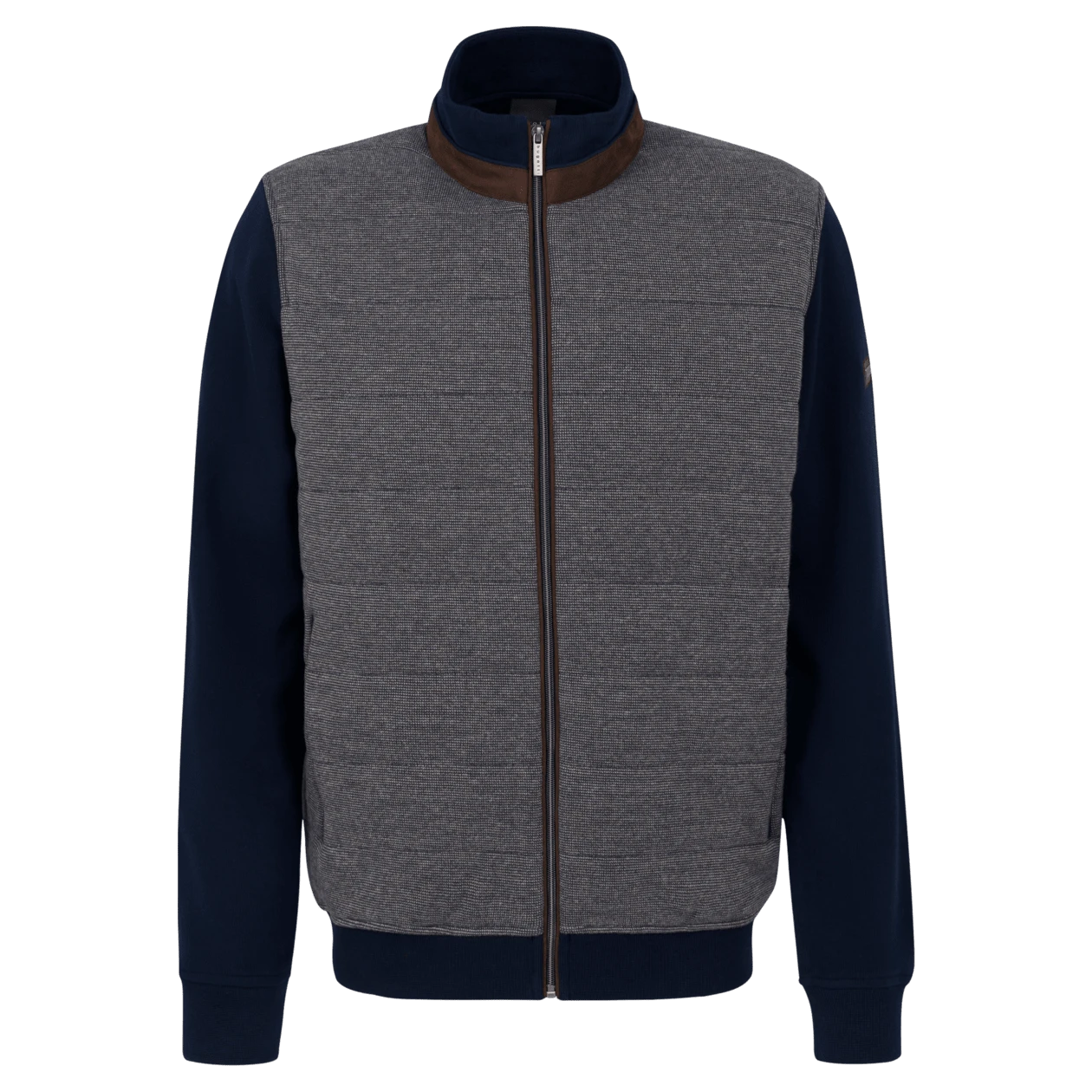 Bugatti Textured Zip Through Jersey 1 Bugatti Textured Zip Through Jersey