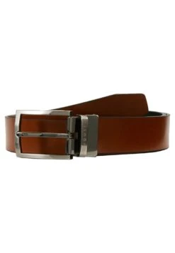 Bugatti Regular - Belt Business - Cognac/Schwarz -Coes Style Store b53c546ba8d64f95a6febec5c8497cbf
