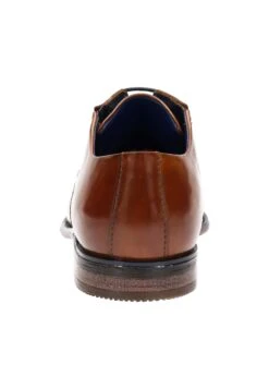 Bugatti Armo Comfort - Smart Lace-Ups - Cognac -Coes Style Store bac2e616d29d48a0845348446a27450a