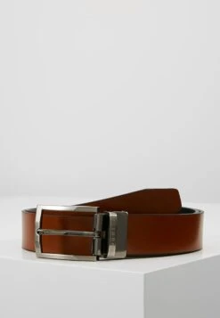 Bugatti Regular - Belt Business - Cognac/Schwarz