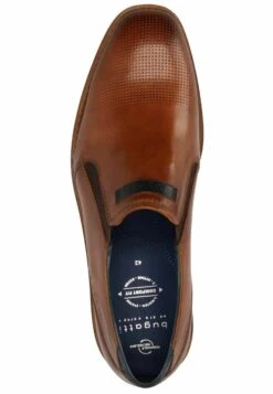 Bugatti Smart Slip-Ons - Cognac -Coes Style Store cc559cc66d62485599862a999ace9294