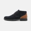 Bugatti Monitore - Lace-Ups - Dark Blue/Cognac