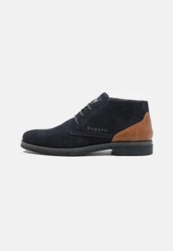 Bugatti Monitore - Lace-Ups - Dark Blue/Cognac