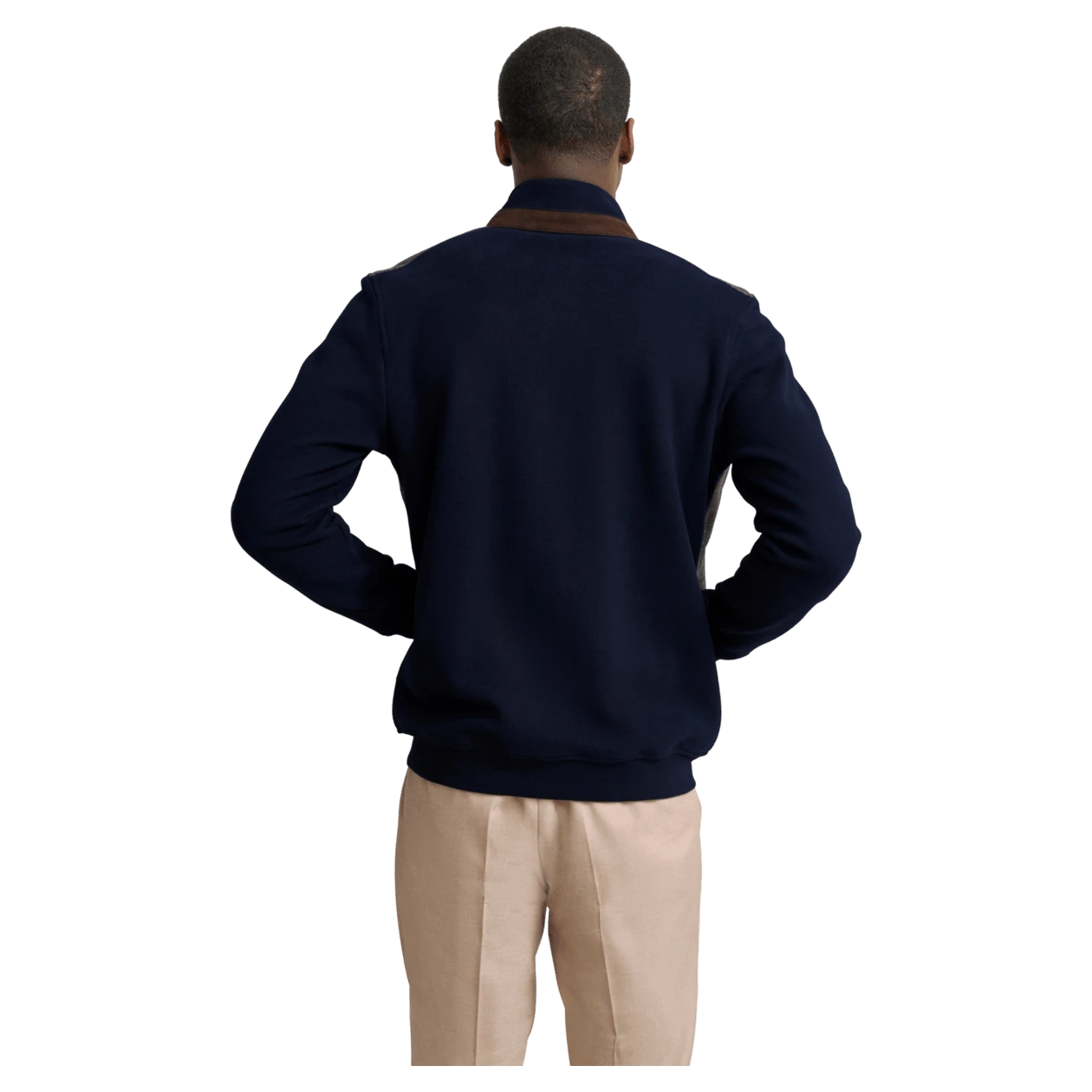 Bugatti Textured Zip Through Jersey 3 Bugatti Textured Zip Through Jersey - Image 3