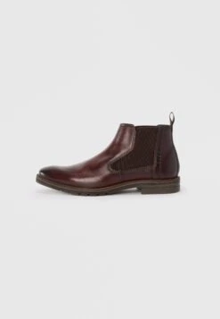 Bugatti Classic Ankle Boots - Cognac/dark Brown