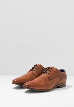 Bugatti Morino - Smart Lace-Ups - Cognac -Coes Style Store e8cff7b3464c42e3bd4d0d30d24ae747