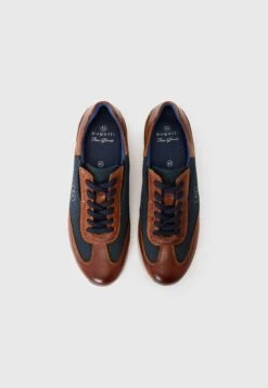 Bugatti TOMEO - Trainers - Cognac/dark Blue -Coes Style Store f689813f532744d5a4f7fb768ca6d8aa
